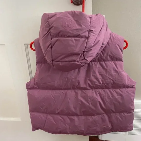NWT LULULEMON WUNDER PUFF CROPPED VEST Velvet Dust Pink / Purple 6 - Picture 3 of 3